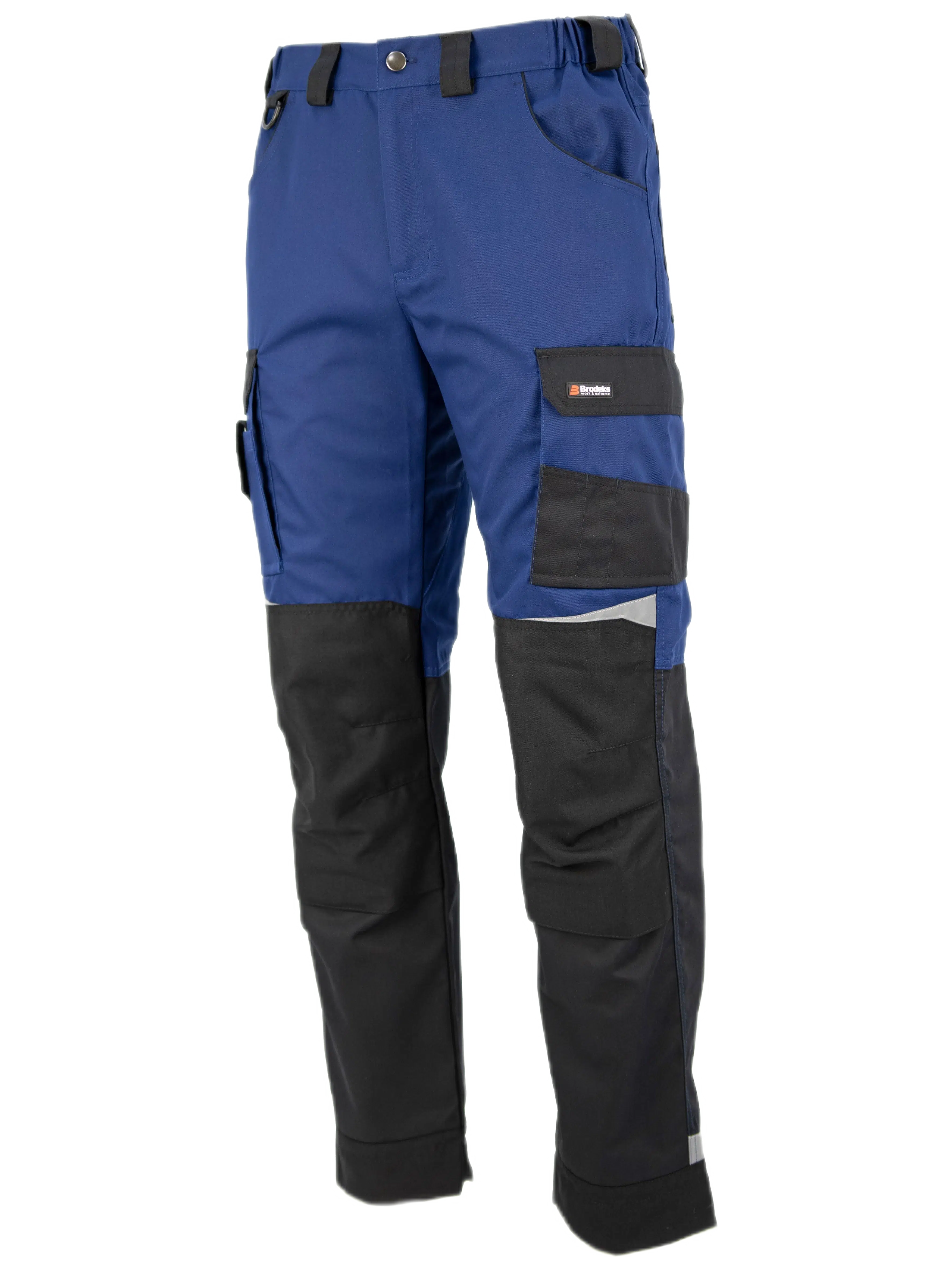 Летние брюки Brodeks KS 302, синий/черный