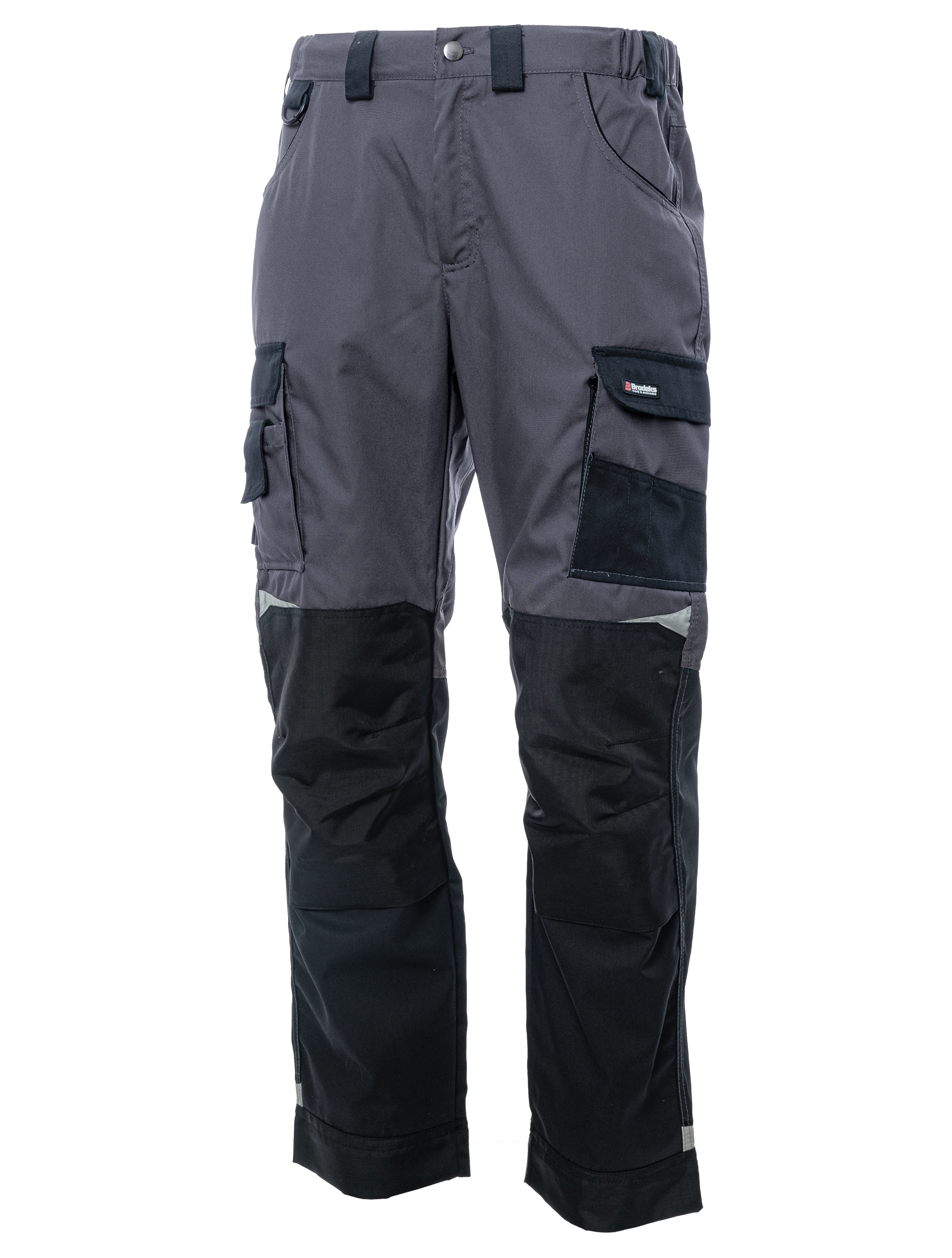 Летние брюки Brodeks KS 302, серый/черный