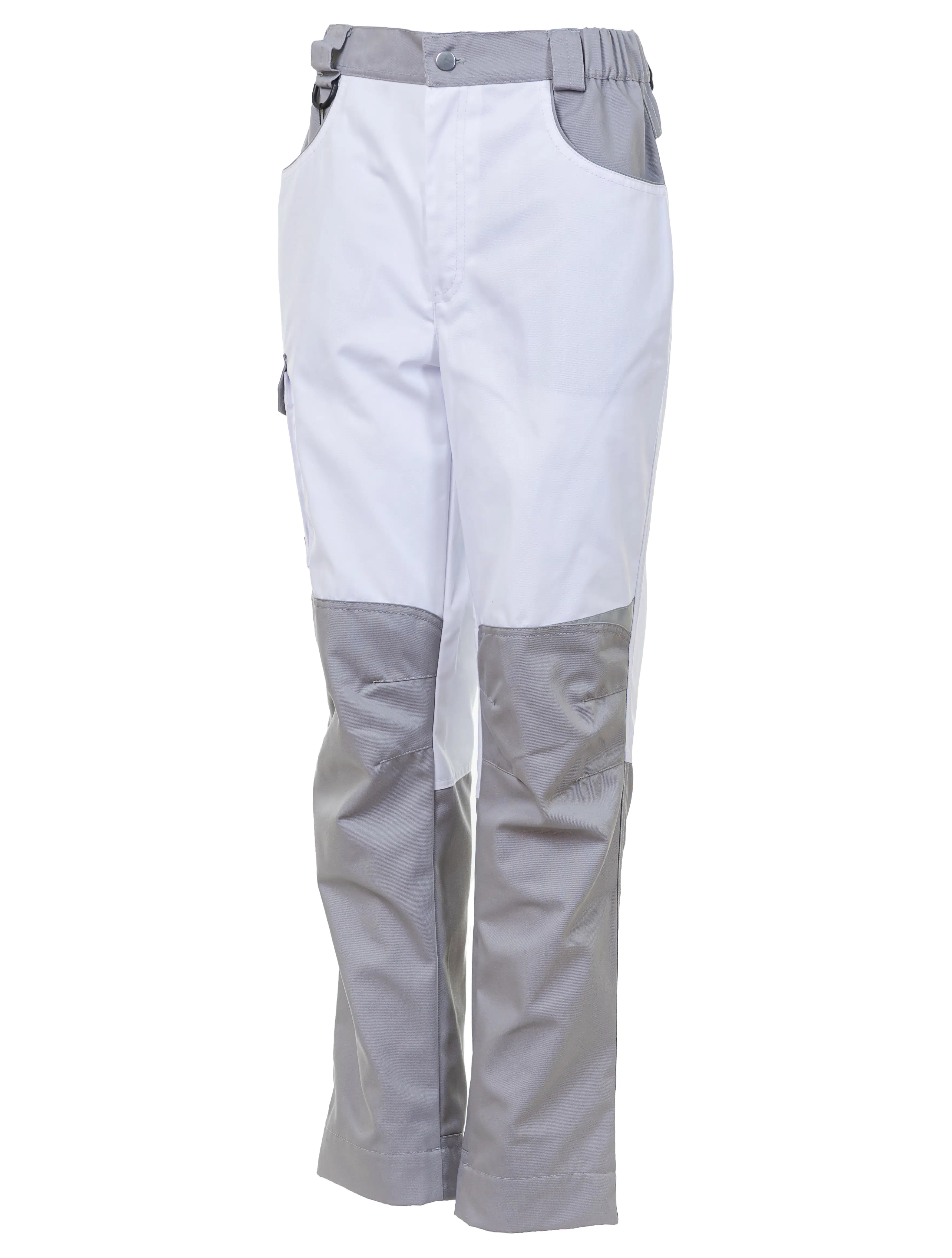 Женские летние брюки Brodeks KS 328, белый/серый