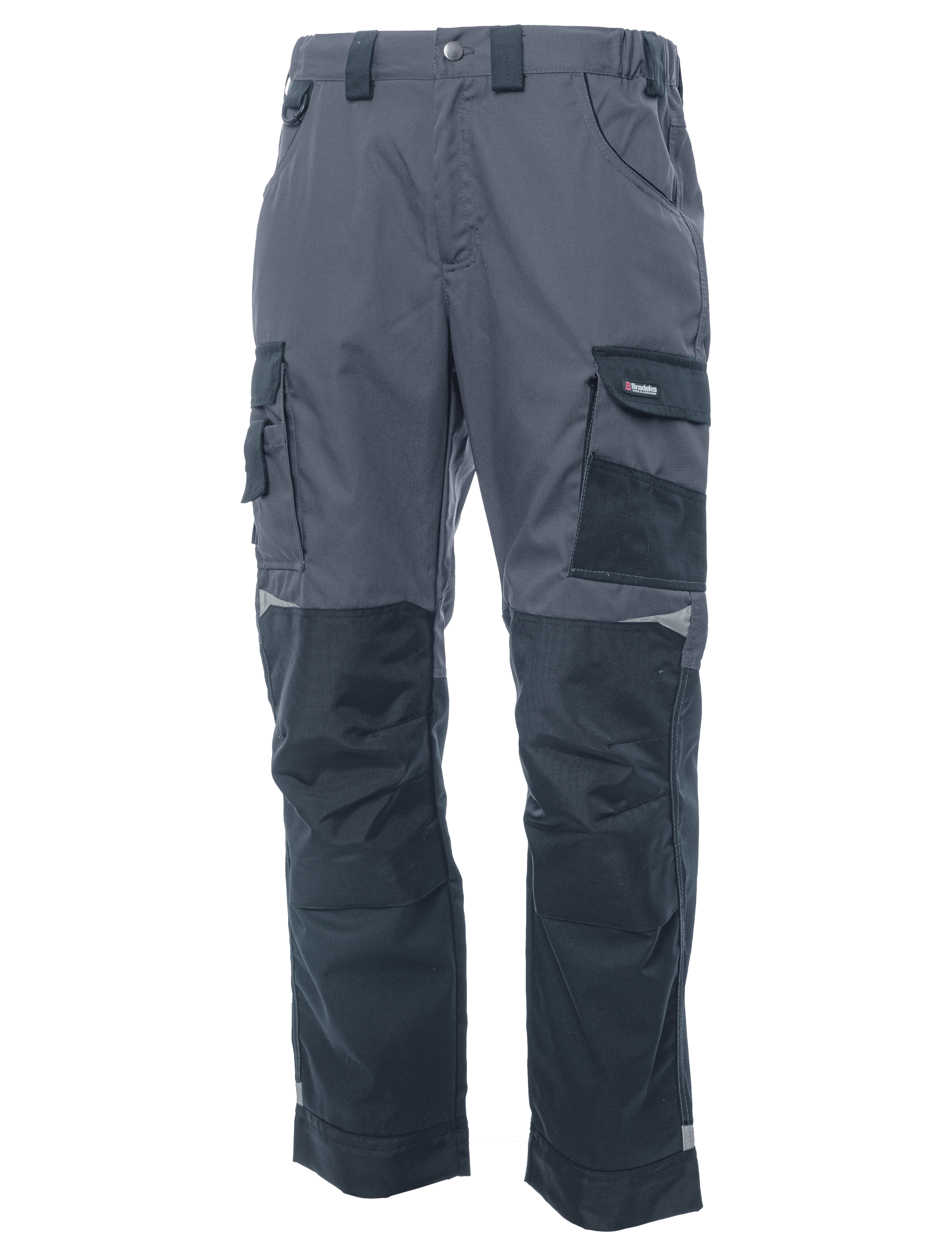 Летние брюки Brodeks KS 302 C, графит серый/черный
