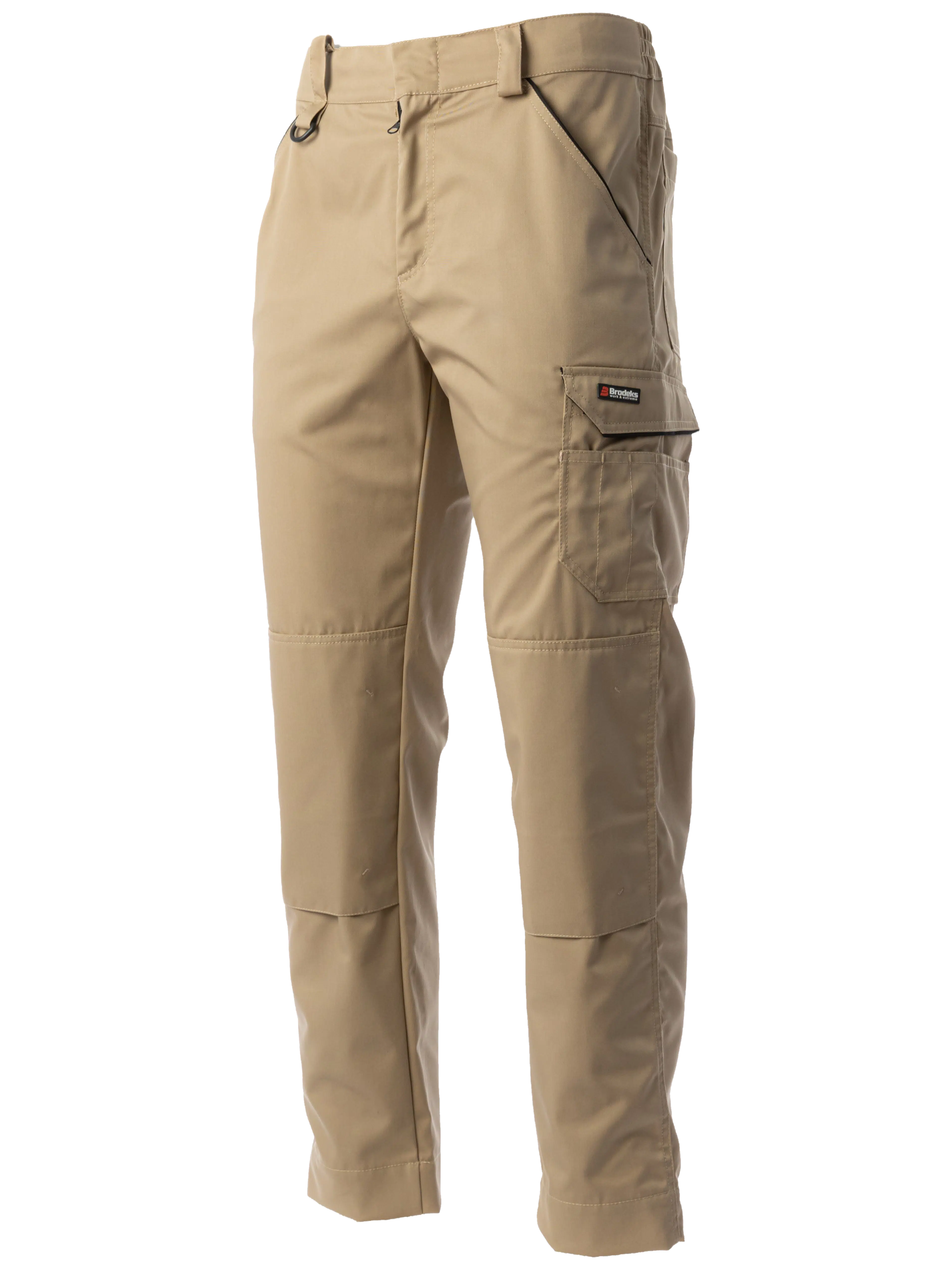Летние брюки Brodeks KS 301, бежевый