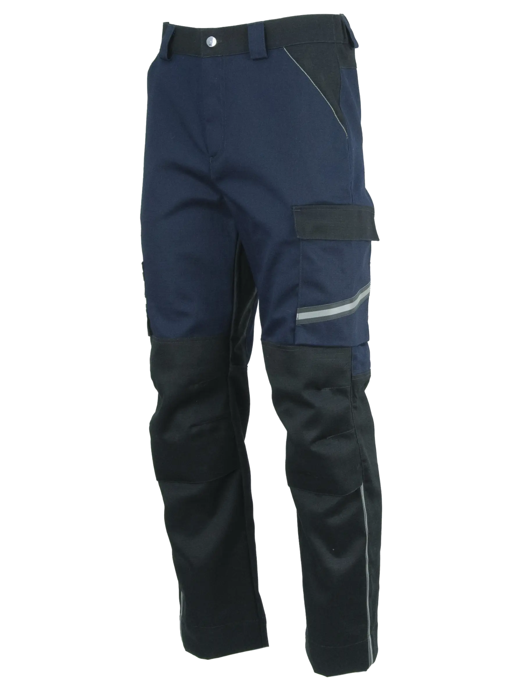 Брюки сварщика 1 класса Brodeks FS 38-01, т.синий/черный