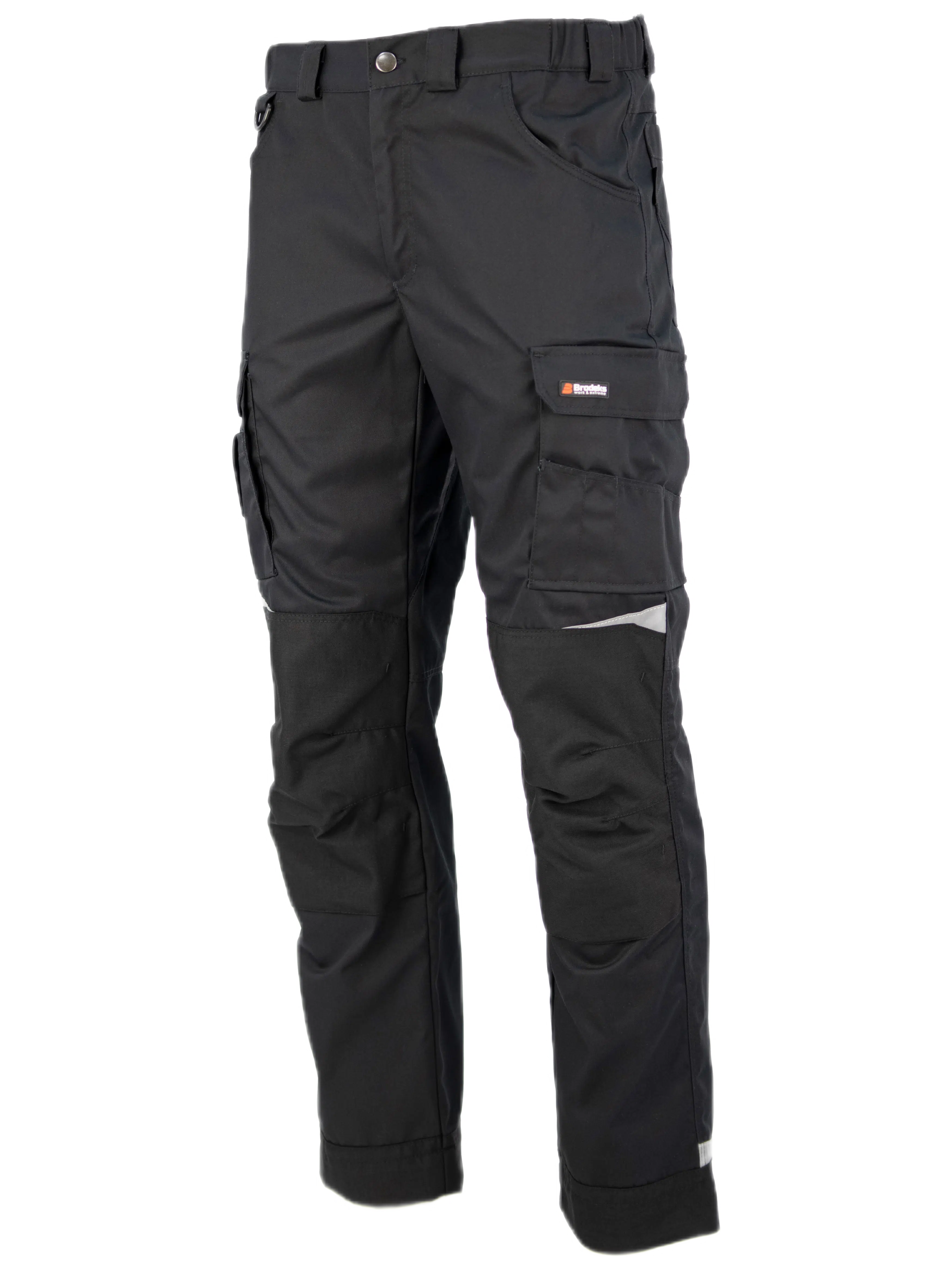 Летние брюки Brodeks KS 302, черный