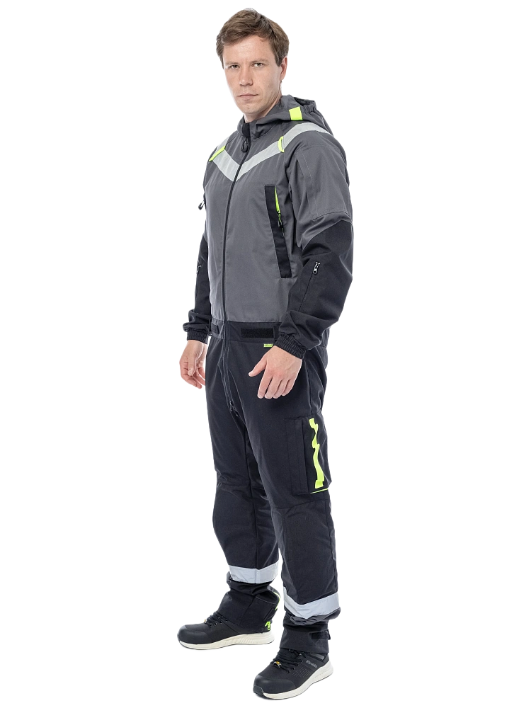 Летний комбинезон Brodeks KS 503, серый/черный купить | Brodeks