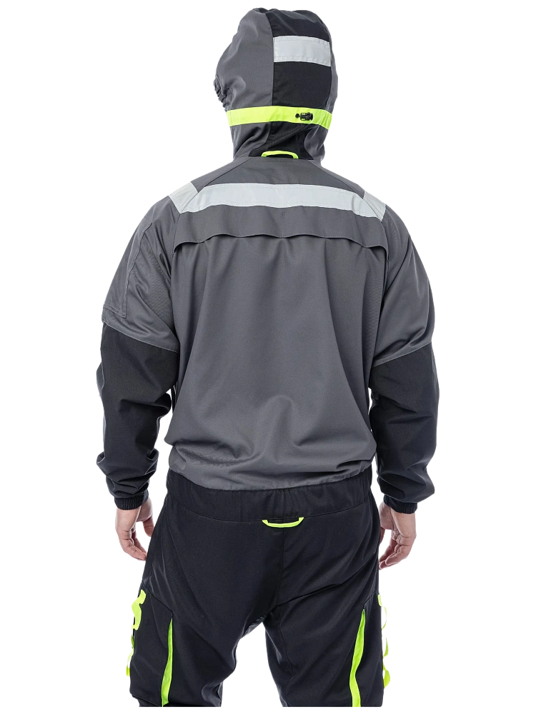 Летний комбинезон Brodeks KS 503, серый/черный купить | Brodeks