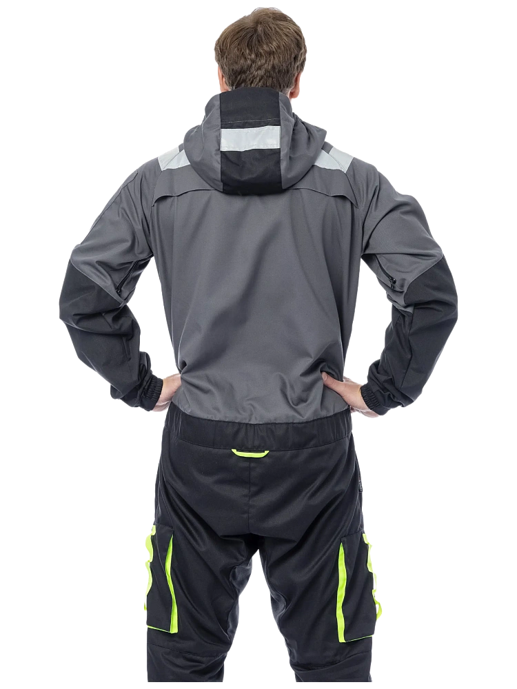 Летний комбинезон Brodeks KS 503, серый/черный купить | Brodeks