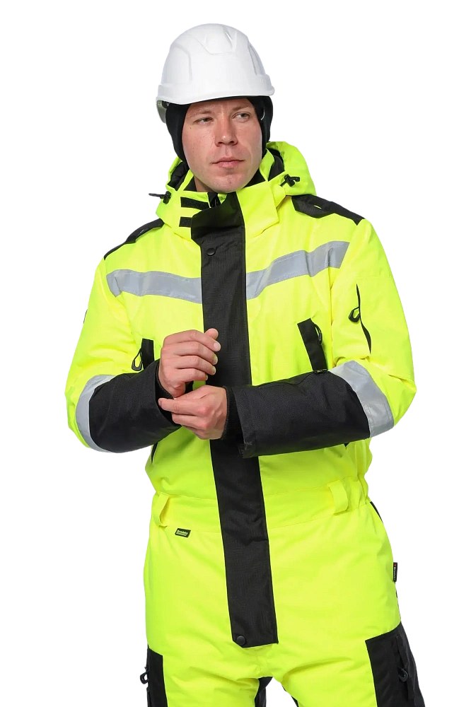 Зимний комбинезон промальп Brodeks KW 505, желтый/черный купить